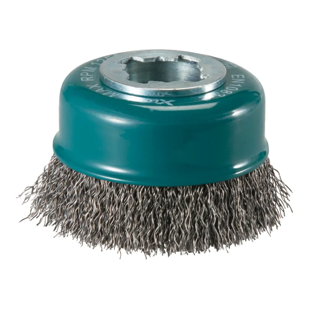 Szczotka garnkowa 75 x 0,3 mm X-Lock stalowa Makita ( D-73396 ) do akumulatorowej szlifierki kątowej GA044G / GA047G / GA041G