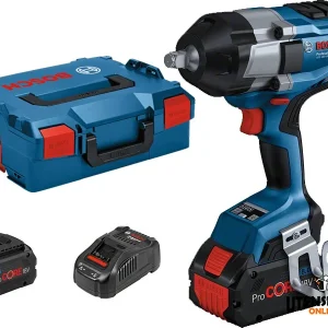 Bosch GDS 18V-1000 C akumulatorowy klucz udarowy 18V 1000Nm 2x akumulatory 8Ah L-BOXX