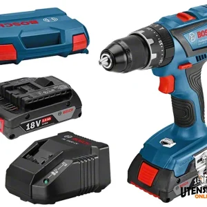 Bosch Professional akumulatorowa wiertarka udarowa GSB 18V-28 zestaw 2 akumulatory