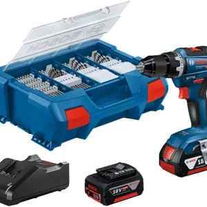 Bosch Professional GSR 18V-55 Wiertarko-wkrętarka 18 V 4,0 Ah 82 akcesoria