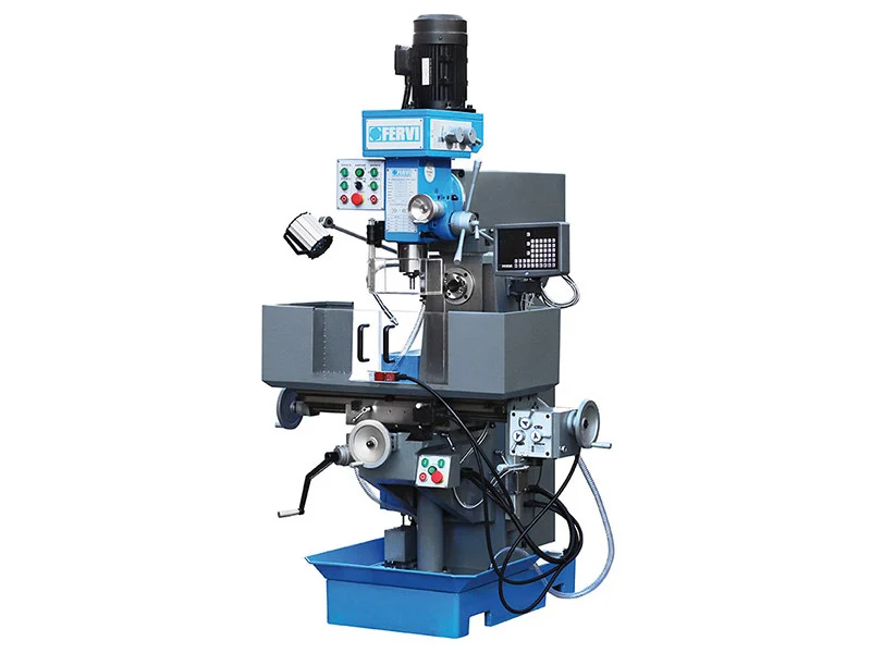 Frezarka uniwersalna szybka Fervi F050U z 3-osiowym wyświetlaczem, 400 V, 1,5 kW