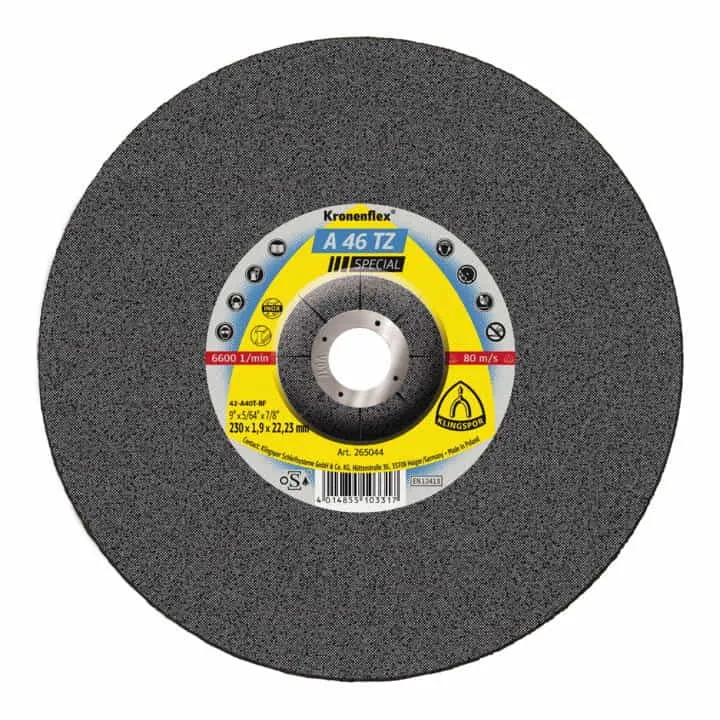 KLINGSPOR tarcza tnąca 46 TZ Special D230x1.9mm z korbką ( 8000353744 )
