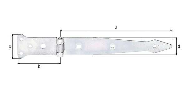 Wieszak GAH długość 202 x 77 mm szerokość 48 x 35 mm ( 8001514124 )