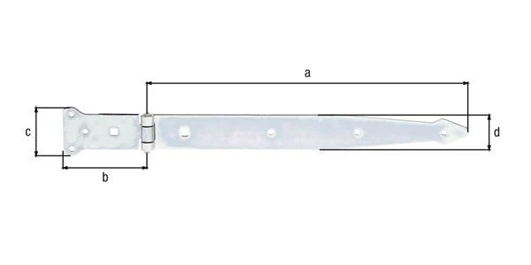 Wieszak GAH długość 400 x 101 mm szerokość 63 x 45 mm ( 8001514127 )