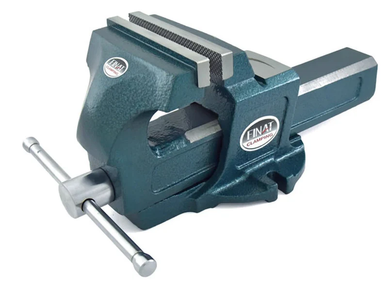 Imadło ślusarskie Finat szczęka stalowa MOP 125 mm rozstaw 130 mm
