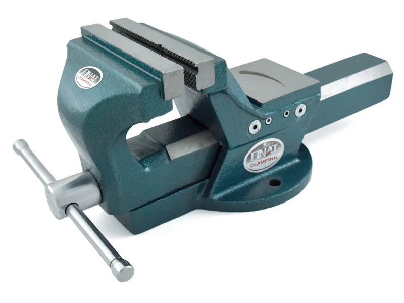 Imadło stołowe stalowe Finat MOI szczęka 100mm rozstaw 130mm