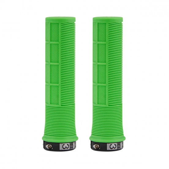 Zielone gripy SB3 RACE PL Lock-On 130 mm