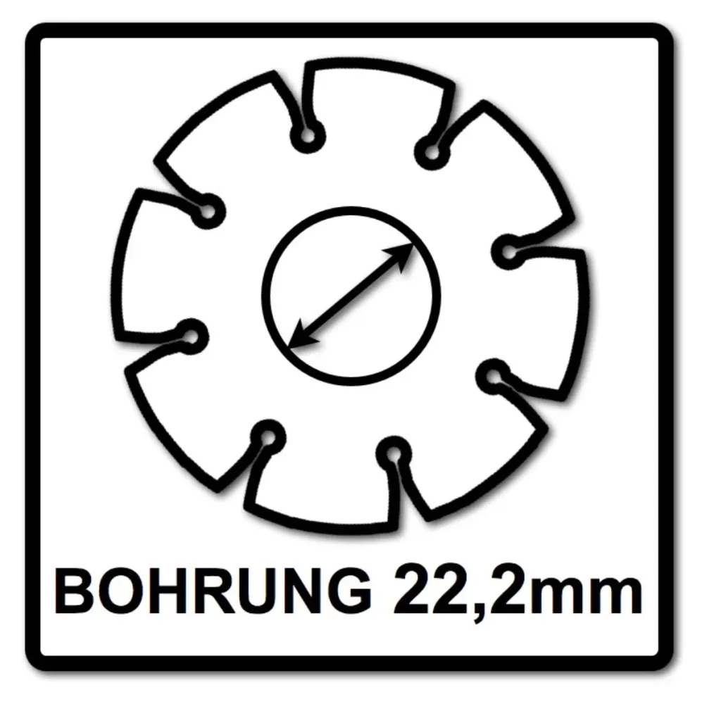 Bosch Standard do uniwersalnej diamentowej tarczy tnącej 125 x 22,23 mm ( 2608615059 ) do betonu, stali i betonu, cegły, w...