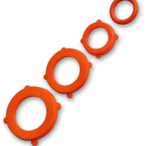 BLACK LINE Uszczelki - zestaw ORANGE - 4 x 6szt. | ECO-UO424