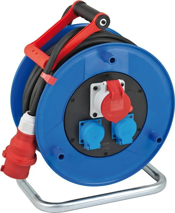 Zwijacz kabla trójfazowego Brennenstuhl Garant ( 8000337368 ) 20 m gumowo-neoprenowy 5 x 2,5 mm² plastikowy IP44
