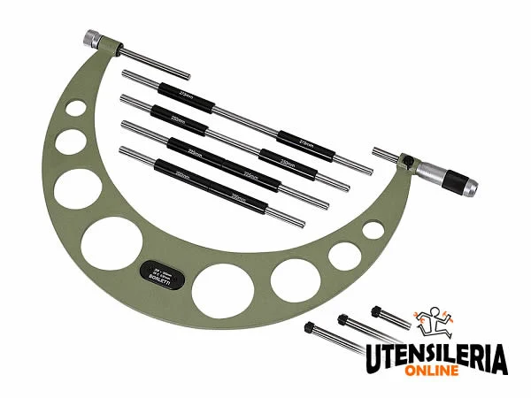 Borletti mikrometr setny z wymiennymi trzpieniami MEAC2W 100-200mm