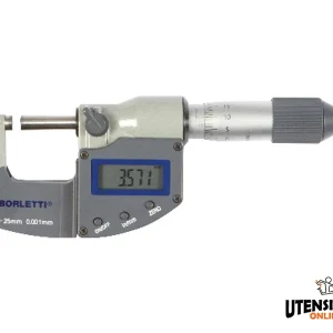 Mikrometr zewnętrzny dziesiętny Borletti BMD325 0-25mm