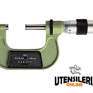Mikrometr zewnętrzny setny Borletti ME2W 25-50mm, dokładność 0.01mm