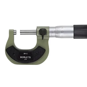 Mikrometr zewnętrzny setny Borletti MELN/3W 50-75 mm z certyfikatem ACCREDIA