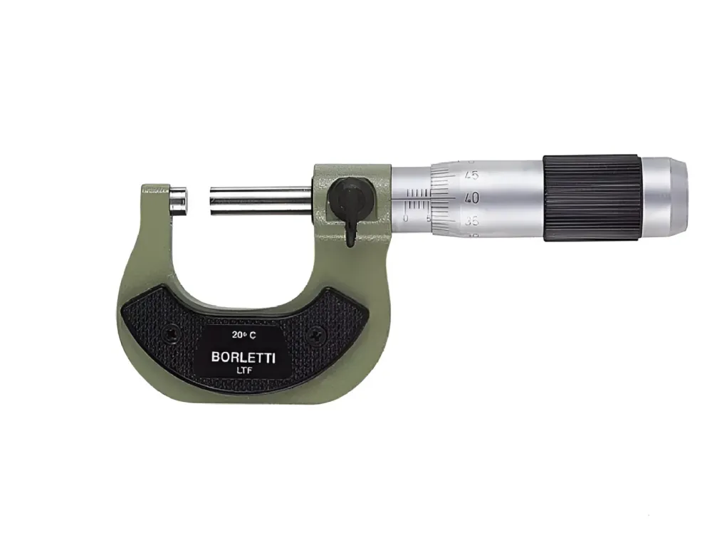 Mikrometr zewnętrzny setny Borletti MELN/3W 50-75 mm z certyfikatem ACCREDIA