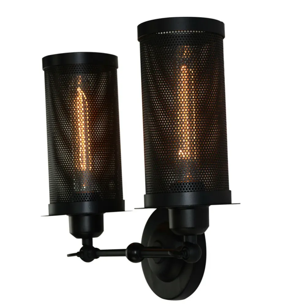 Vintage Metal Wall Light Indoor Sconce Lighting Bedside/Aisle Lamp Adjustable Fixture~2341