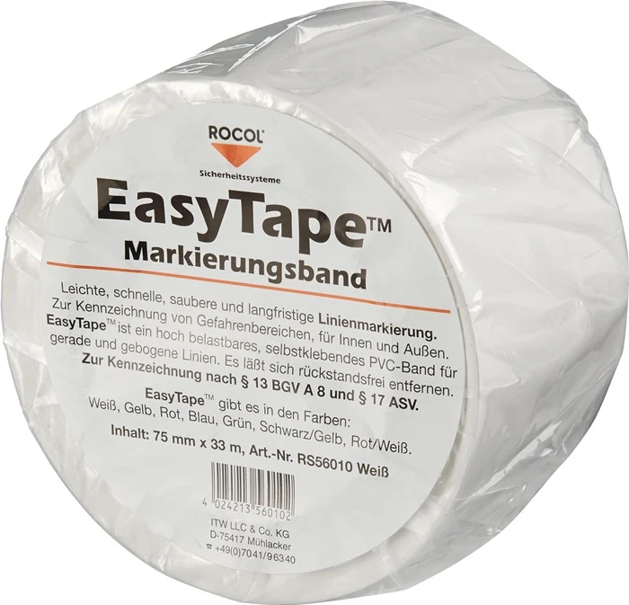 Taśma do znakowania podłóg Rocol Easy Tape ( 9190491487 ) PVC długość 33 m szerokość 75 mm