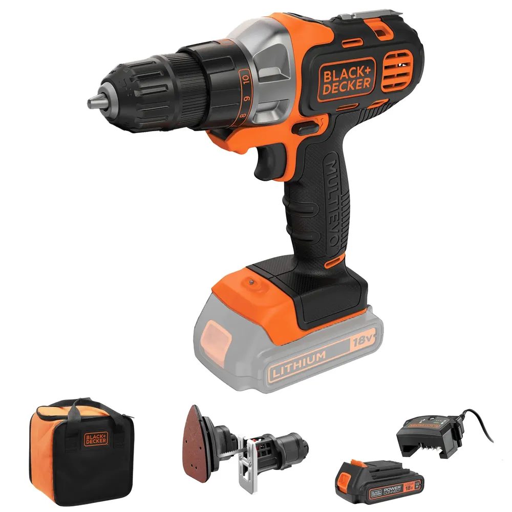 Zestaw Multievo Black+Decker MT218S1A-QW 18 V 1,5 Ah