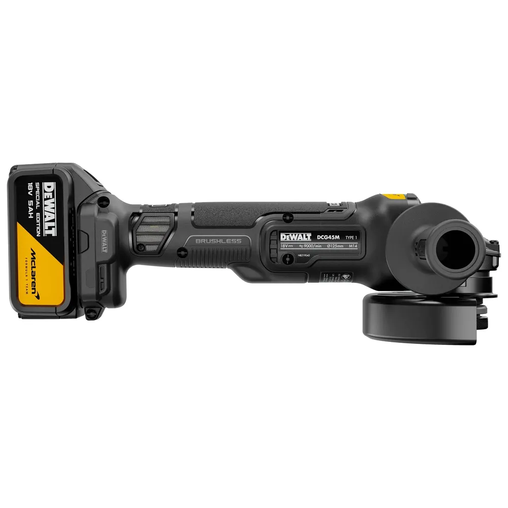 Szlifierka kątowa Dewalt McLaren DCG45MP2T-QW 18 V 5 Ah