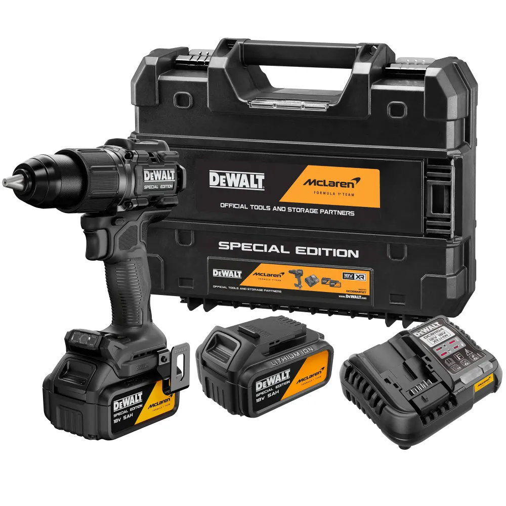 Wiertarko-wkrętarka Dewalt McLaren DCD86MP2T-QW 18 V 5 Ah