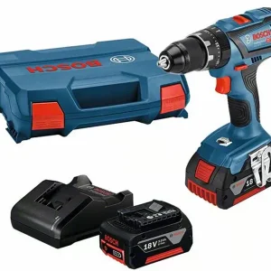 Bosch akumulatorowa wiertarko-wkrętarka udarowa GSB 18V-28 2 akumulatory 3.0Ah