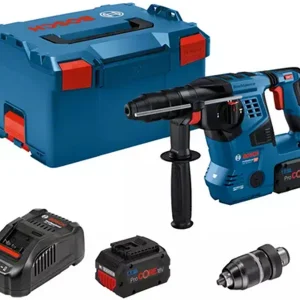 Bosch młot udarowo-obrotowy akumulatorowy GBH 18V-28 CF Professional SDS Plus 2 akumulatory 8Ah