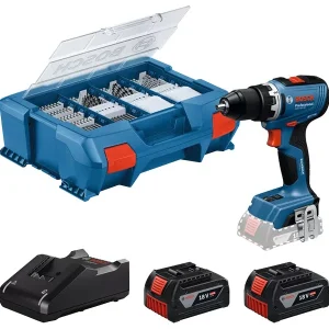 Wiertarko-wkrętarka akumulatorowa Bosch Professional GSB 18V-65 2 akumulatory 4,0 Ah