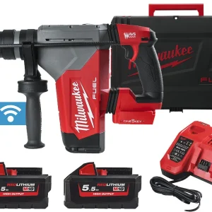 Młotowiertarka Milwaukee 18V M18 Fuel ONEFHPX SDS-Plus 5.0J z 2 akumulatorami