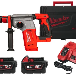 Młotowiertarka Milwaukee M18 BLHX SDS-Plus 18V 2.3J z 2 akumulatorami 5.0Ah