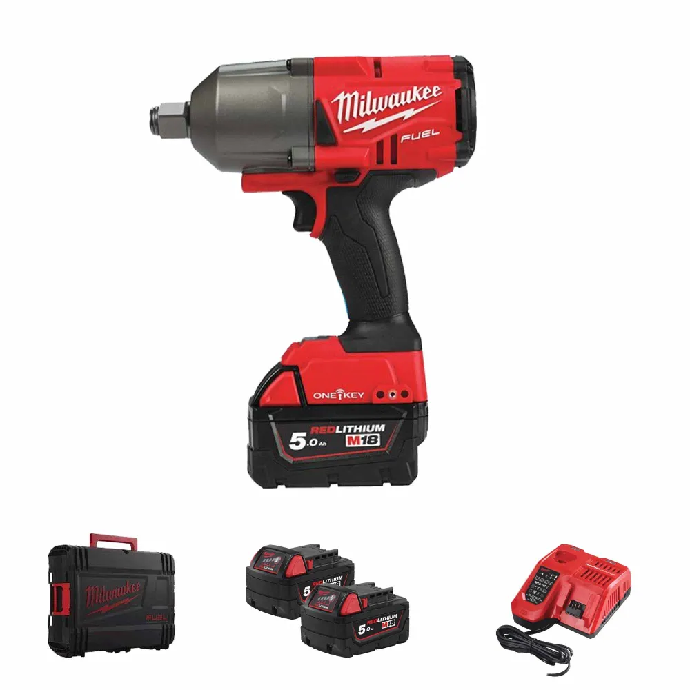 Klucz udarowy Milwaukee M18 ONEFHIWF34-502X 18 V 5 Ah