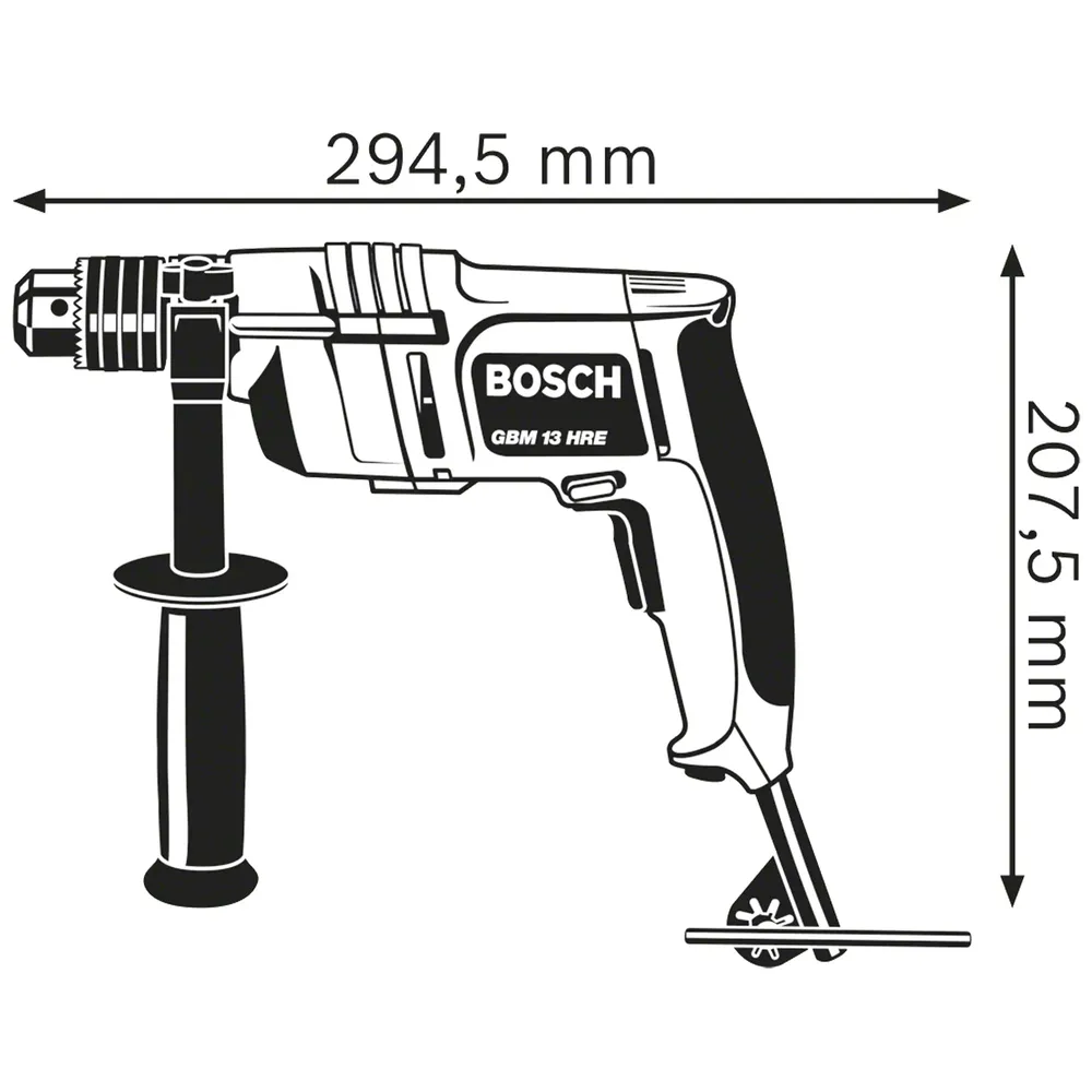 Wiertarka udarowa Bosch GBM 13 HRE 550W