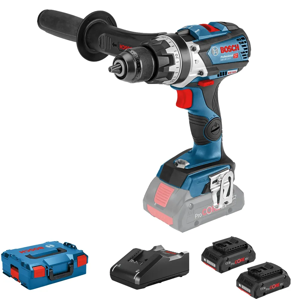 Wiertarko-wkrętarka akumulatorowa Bosch GSB 18V-110 C PRO 18 V