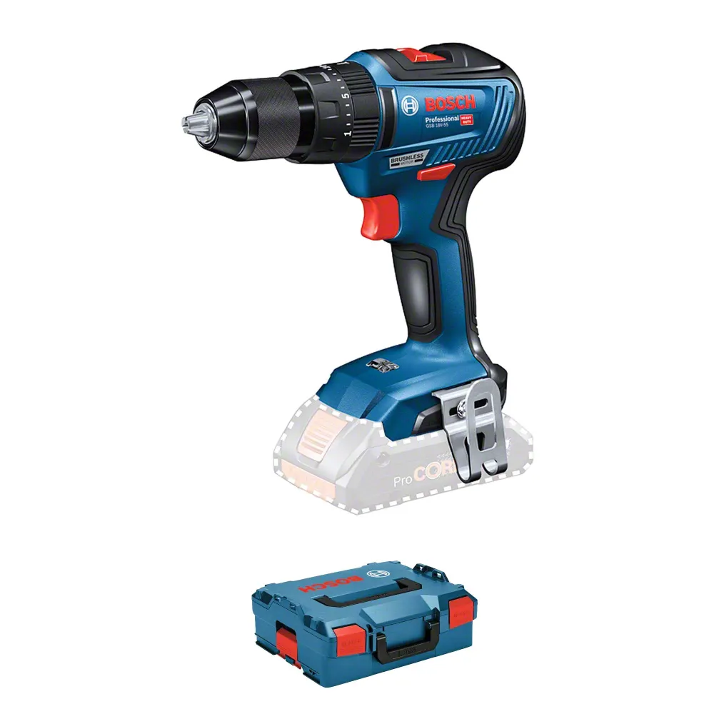 Wiertarko-wkrętarka akumulatorowa Bosch GSB 18V-55