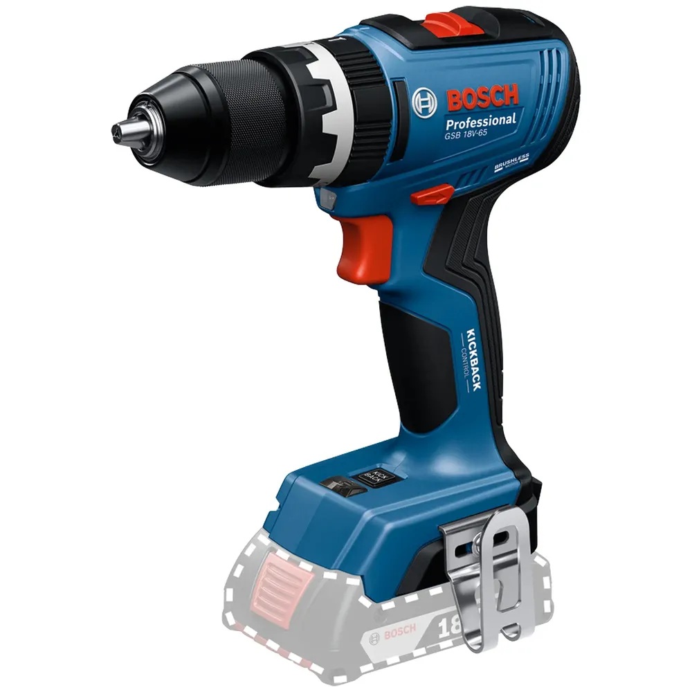 Wiertarko-wkrętarka akumulatorowa Bosch GSB 18V-65 PRO 18 V