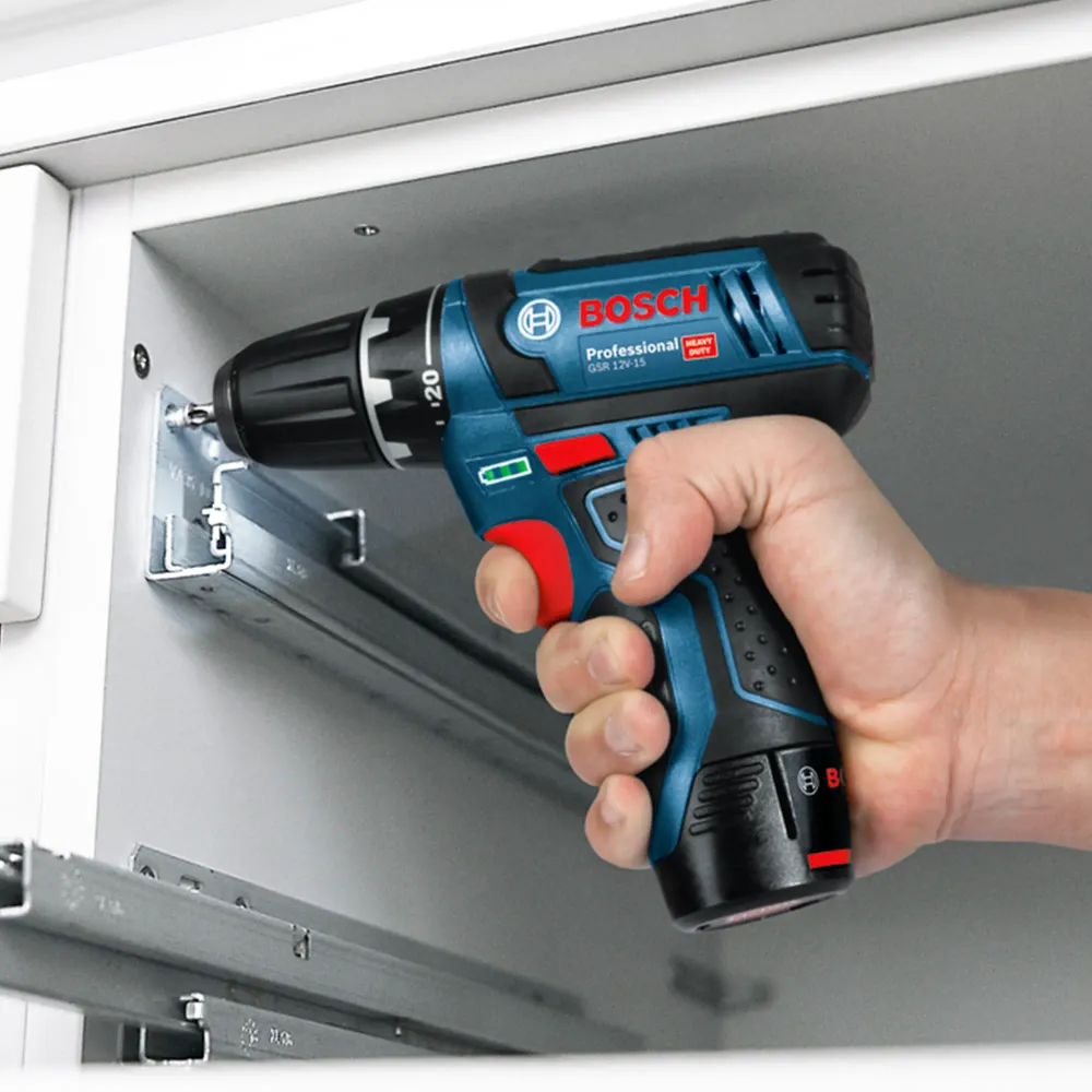 Wiertarko-wkrętarka akumulatorowa Bosch GSR 12V-15 12V 2Ah