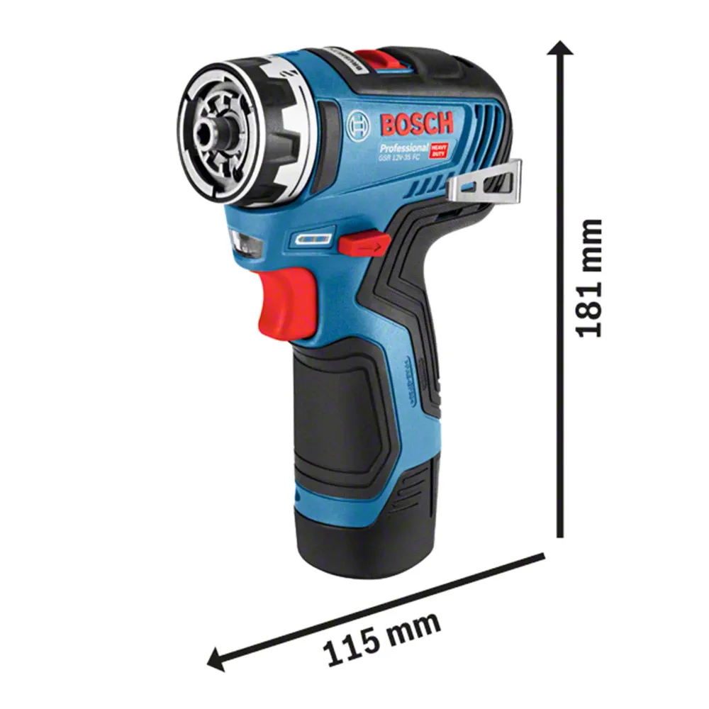 Wiertarko-wkrętarka akumulatorowa Bosch GSR 12V-35 FC