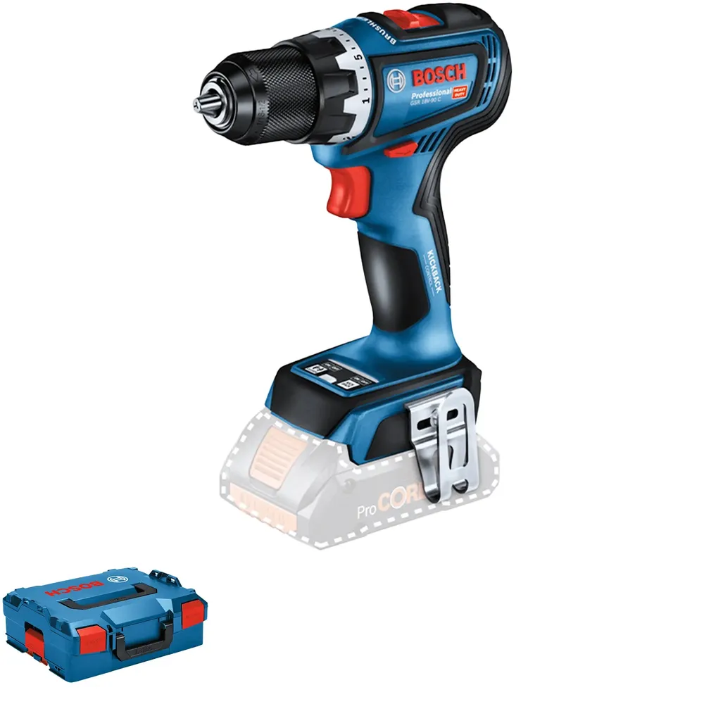 Wiertarko-wkrętarka akumulatorowa Bosch GSR 18V-90 C
