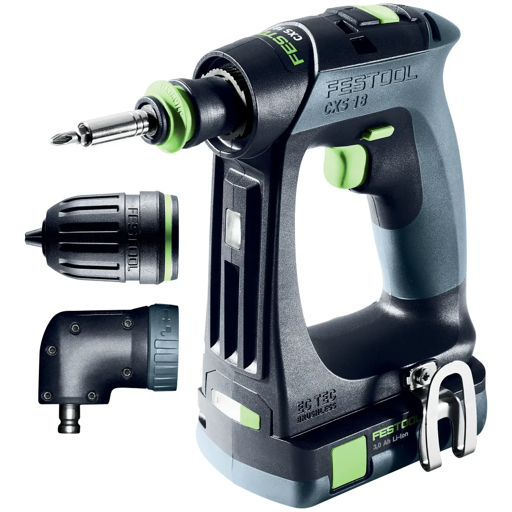 Wiertarko-wkrętarka Festool CXS 18 C 3.0-Set 18 V 3 Ah