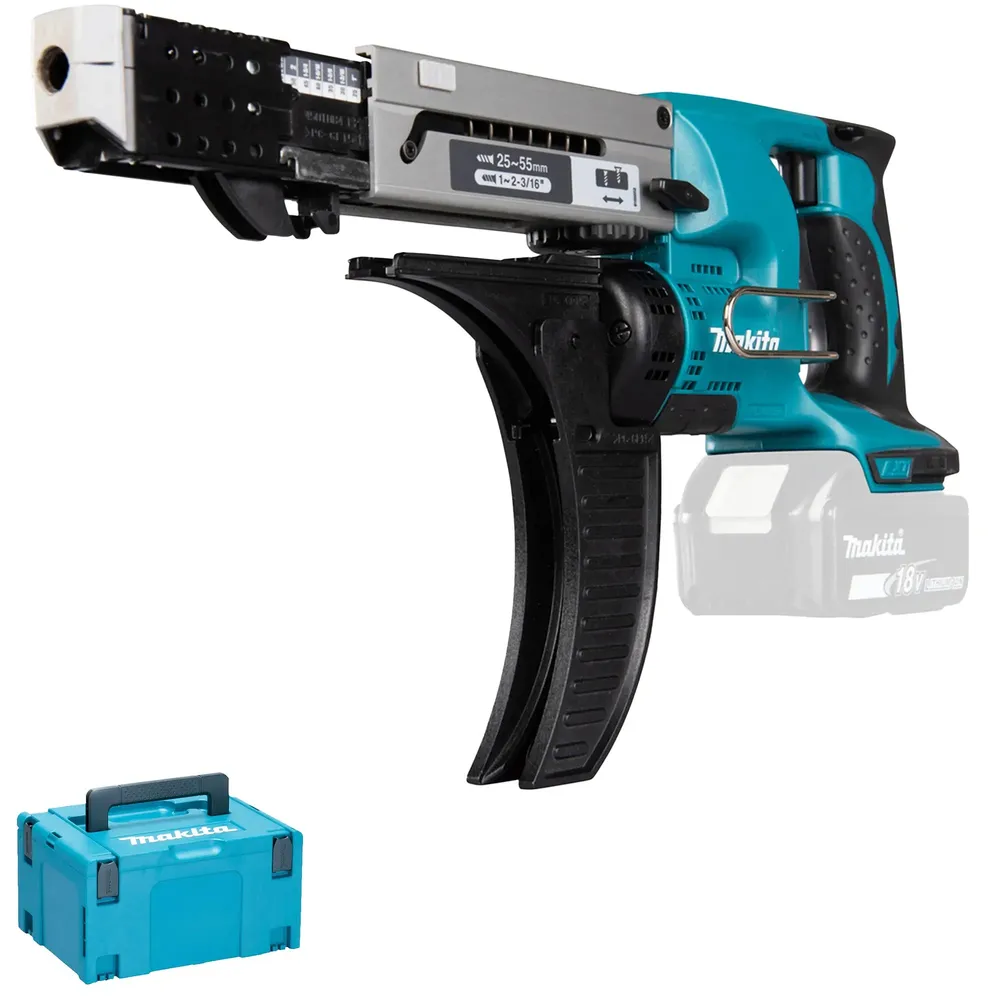 Wkrętarka Makita DFR550ZJ 18 V do płyt gipsowo-kartonowych