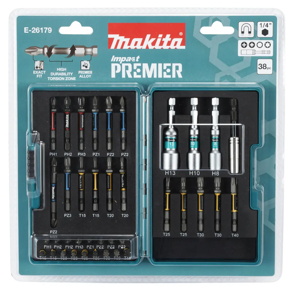 Wkładki Box Impact Premier Makita E-26179