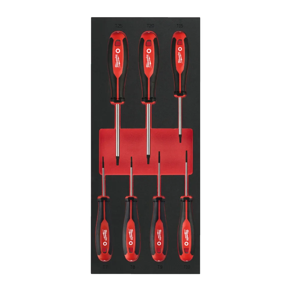 Wkład piankowy z wkrętakami TORX 7szt. | 4932492391