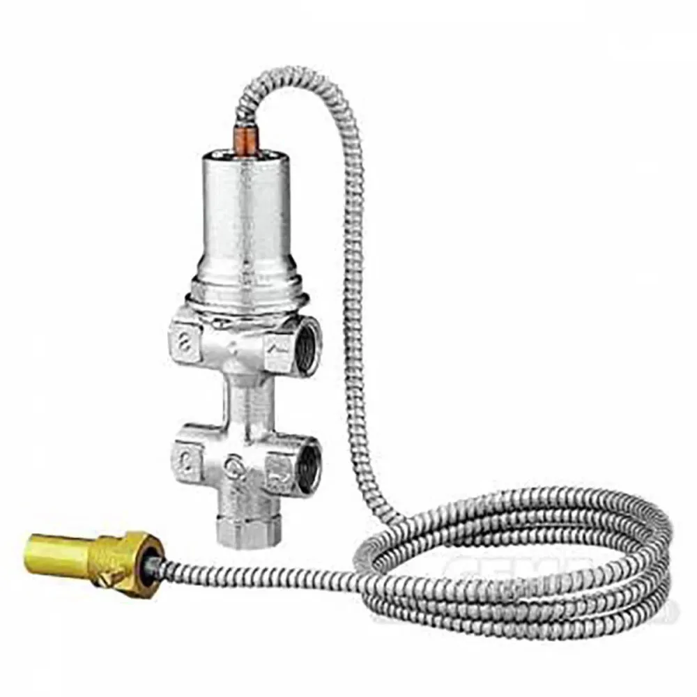 Podwójne zabezpieczenie termiczne Caleffi ½" otwiera się w temperaturze 90-100°C