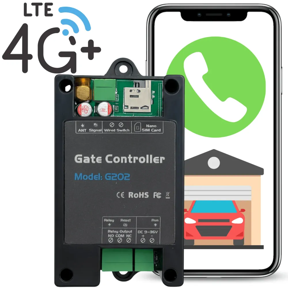 Sterownik GSM do otwierania bramy furtki G202 EU 4G