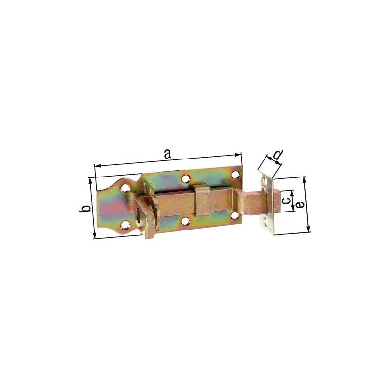 Śruba blokująca GAH długość 140 mm szerokość 52 mm z korbą ( 8002725843 )