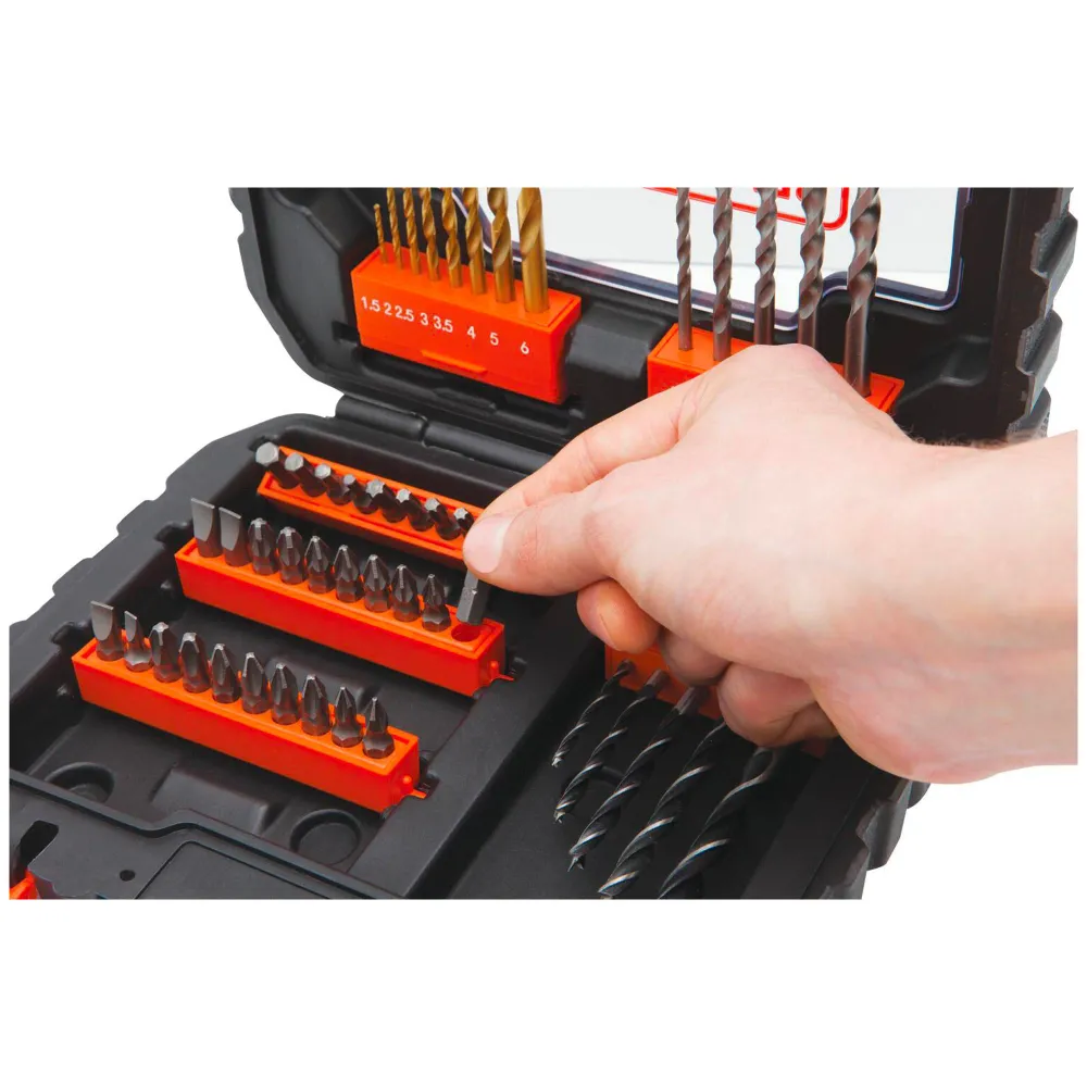 Zestaw do wiercenia i wkręcania Black+Decker A7232-XJ