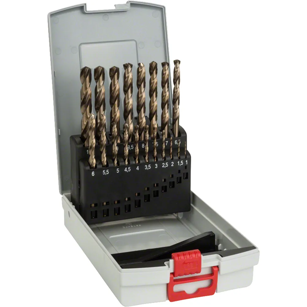 Zestaw wierteł do metalu Bosch HSS-Co ProBox 1-10 mm 19 szt.