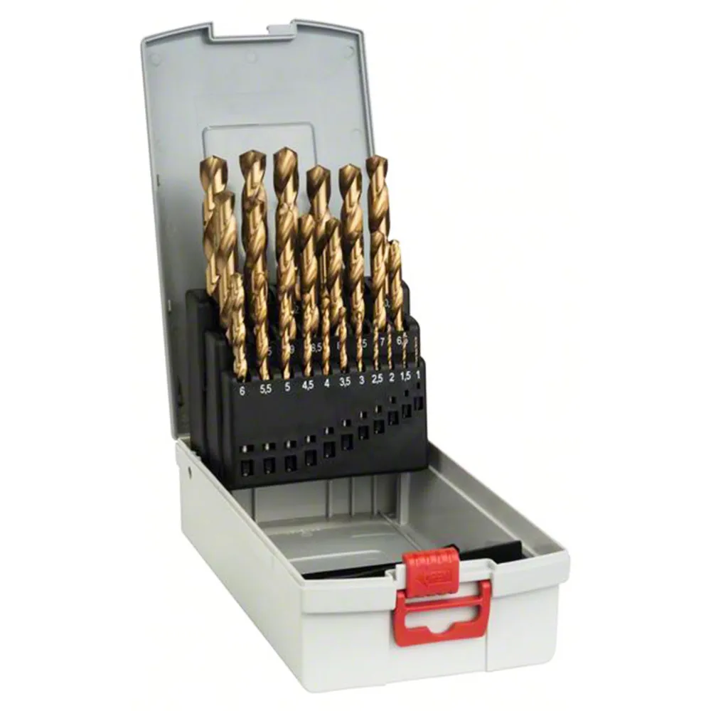 Zestaw wierteł do metalu HSS-TiN ProBox firmy Bosch 1-13 mm, 25 szt.